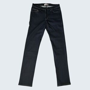 Naked & Famous Men's 32x34 Weird Guy Active Motion Denim Stretch Jeans Dark Blue